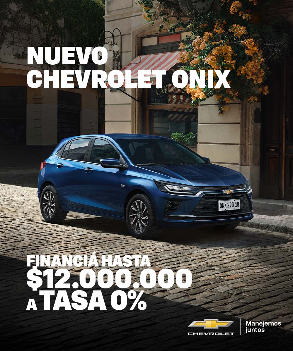Chevrolet Onix, auto compacto ideal para la ciudad, con diseño moderno y eficiente en combustible.