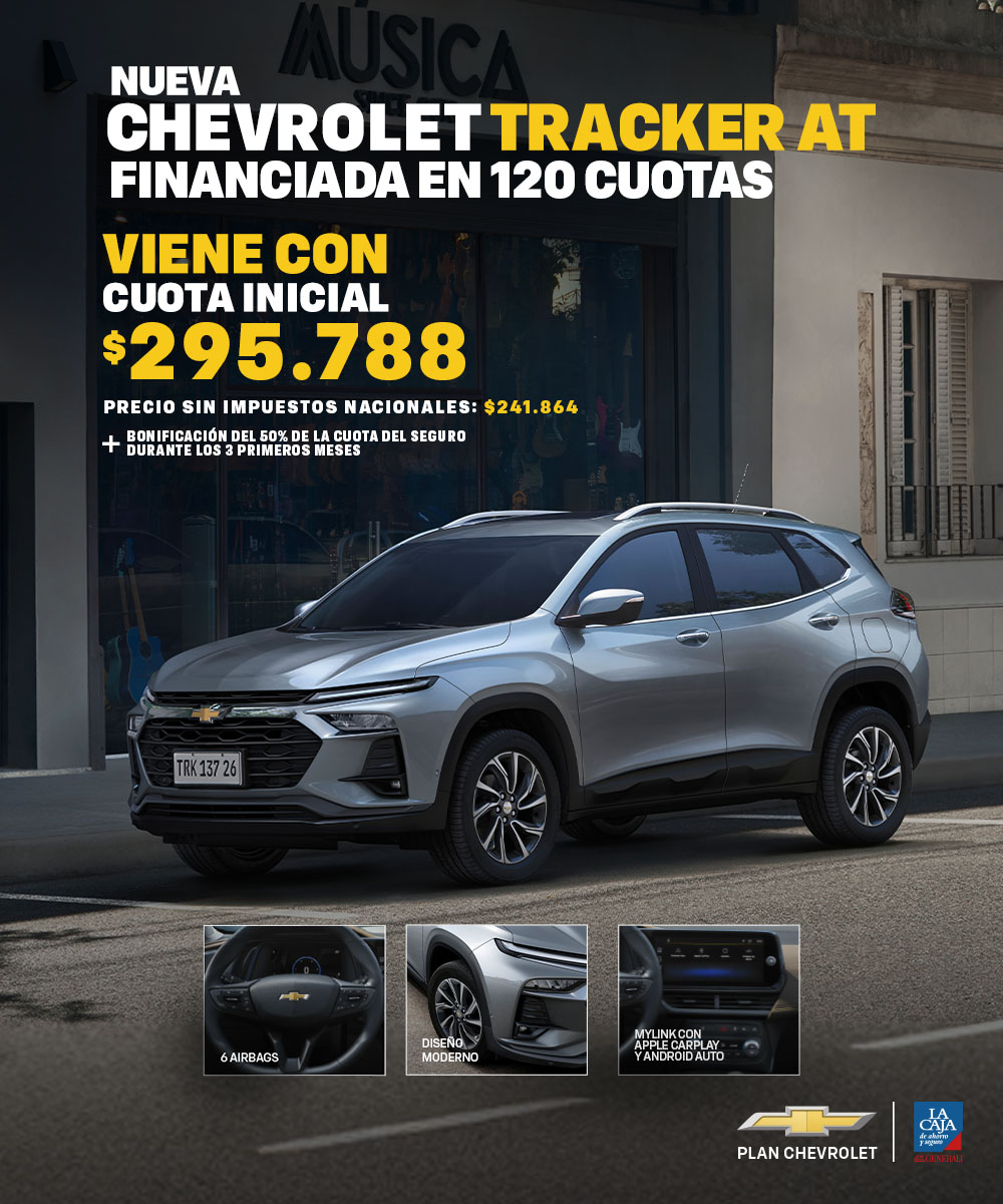 Plan de Ahorro para Chevrolet Tracker